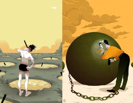 Ilustraciones de Baran Sarigul