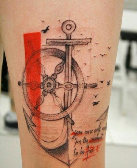 40 tatuajes increíbles de Anclas Parte 2
