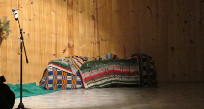 Pesebre viviente en la cena navideña de la Parroquia Ntra. Sra. del Camino