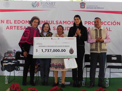 BENEFICIAN A ARTESANOS MEXIQUENSES PARA ESTIMULAR SU PRODUCCIÓN