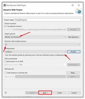 Como crear un proyecto web dinamico en Java