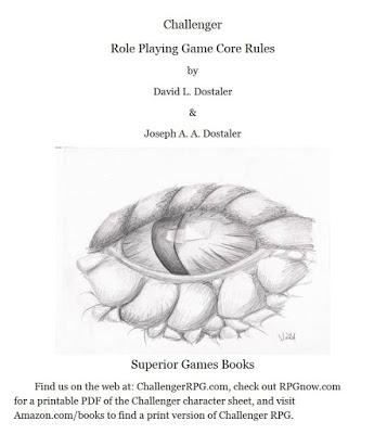 Challenger RPG de Superior Games Books