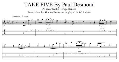 ¡Choca esos cinco, Al!  Análisis de Take Five [Al Jarreau Tribute] by Ximo Tebar Band
