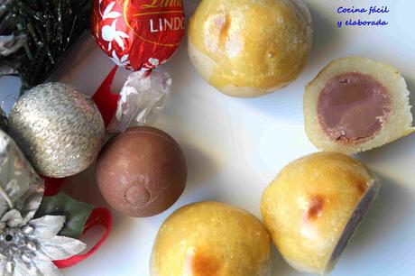 MAZAPAN RELLENO DE BOMBON LINDOR