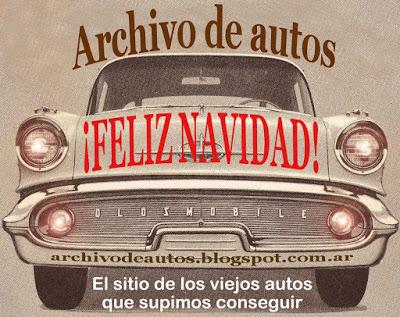 ¡Feliz Navidad para los lectores de Archivo de autos!