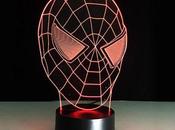 Lamparas superhéroes iluminan habitación