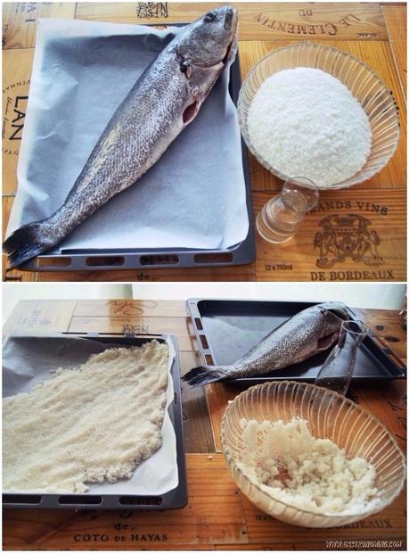 Pescado a la sal Pescado a la sal