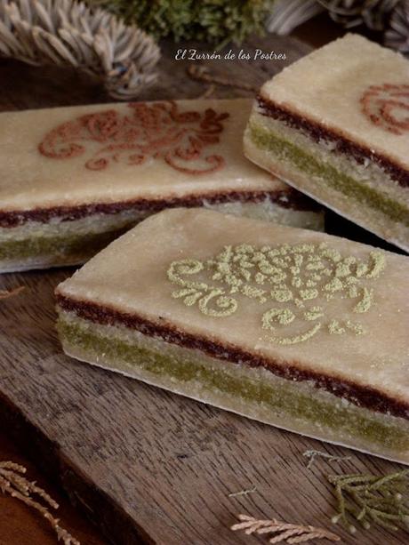 Turrón Tricolor (Canela-Té Matcha-Cacao)