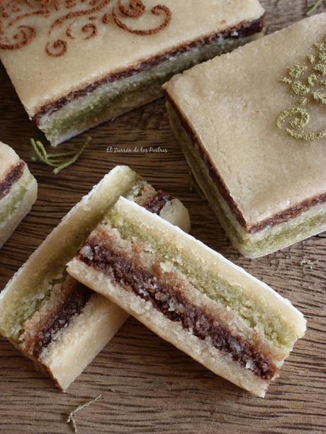 Turrón Tricolor (Canela-Té Matcha-Cacao)