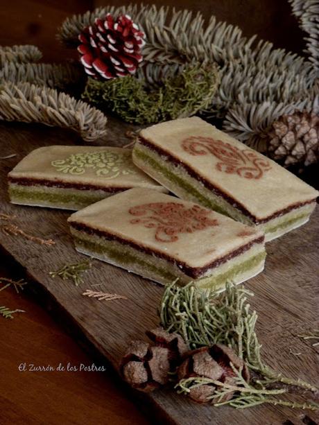 Turrón Tricolor (Canela-Té Matcha-Cacao)