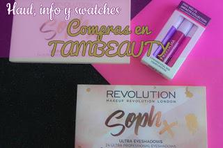 Compras Makeup Revolution en TAMBEAUTY -haul portada