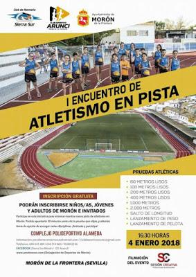 Morón de la Frontera celebra su I Encuentro de Atletismo en Pista