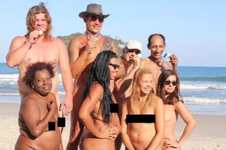 Unas olimpiadas nudistas también hubo en Brasil