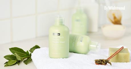 “Green Tea & Enzyme Powder Wash” de BY WISHTREND (From Asia With Love)