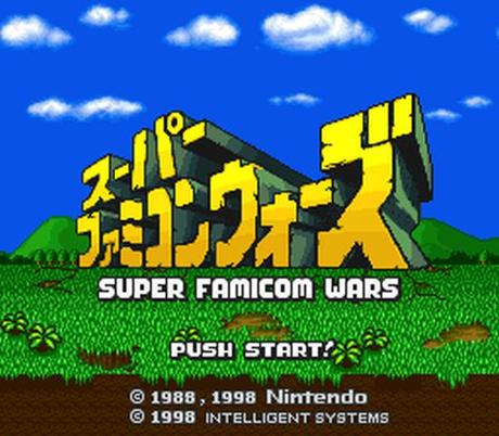 Super Famicom Wars de Super Nintendo traducido al inglés