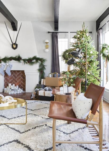 Decoración navideña de inspiración nórdica. InterioresChic00