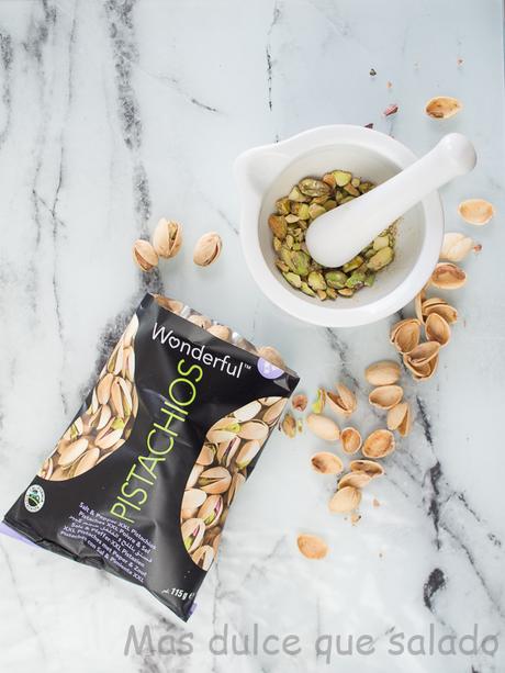 Pastel de verduras con pistachos