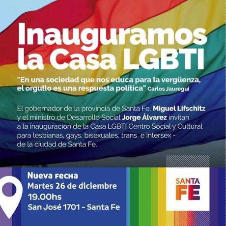 Argentina: Una nueva casa LGBTI en Santa Fé