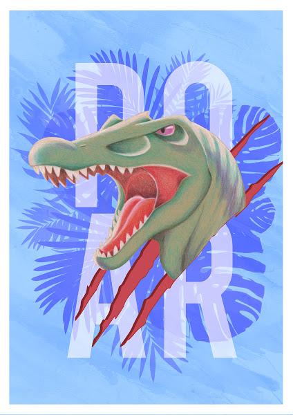 Los dinosaurios rugientes de Eduarda Souza Los dinosaurios rugientes de Eduarda Souza