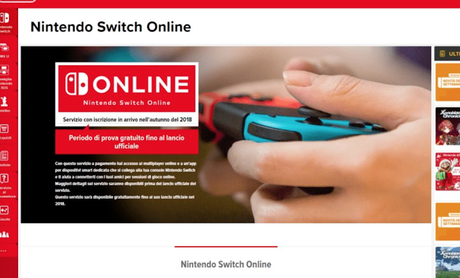 El online de Nintendo Switch sería de pago el próximo otoño