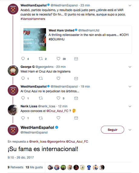 West Ham se burla de Cruz Azul, Suenan dos posibles refuerzos, Lo que costó el último refuerzo West Ham se burla de Cruz Azul, Suenan dos posibles refuerzos, Lo que costó el último refuerzo
