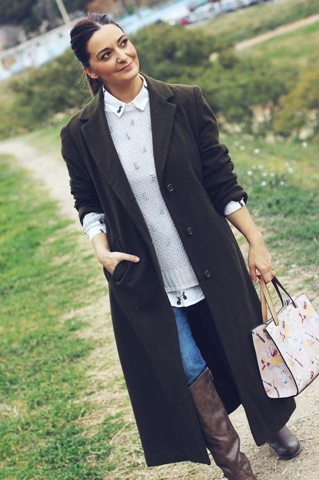 Como combinar un abrigo extra largo Como combinar un abrigo extra largo