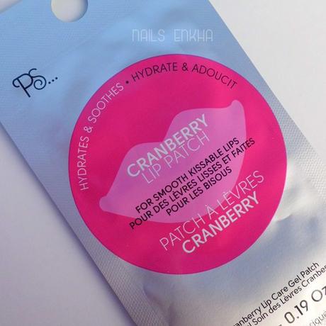 PS Cranberry Lip Care Gel Patch