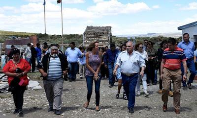 Se inauguraron obras en la comunidad mapuche Millaqueo