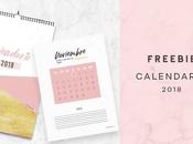 FREEBIE Calendario 2018