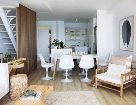 piso vacaciones piso ciudad del cabo estilo nórdico estilo mediterráneo decoración neutral decoración natural decoración interiores decoración blanco 