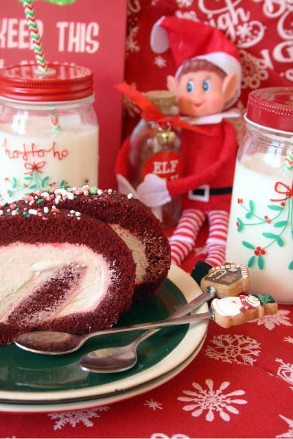 Red Velvet-Cherry Cake Roll Red Velvet-Cherry Cake Roll