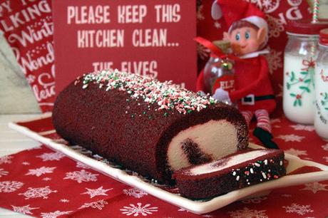 Red Velvet-Cherry Cake Roll Red Velvet-Cherry Cake Roll