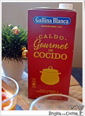 Crema de boniato y calabaza con jamón