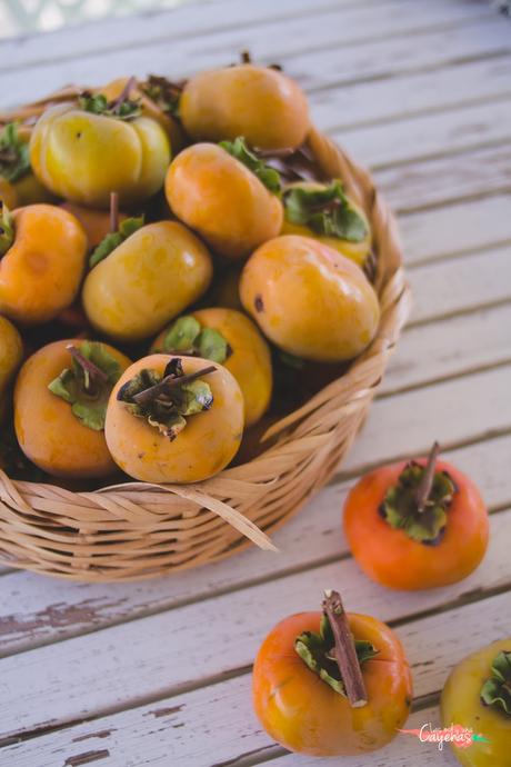 Caquis secos - 꽃 감 Caquis secos - 꽃 감