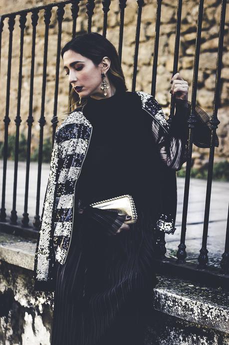 Party Looks: Midi Skirt+Bomber