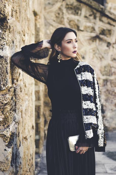 Party Looks: Midi Skirt+Bomber