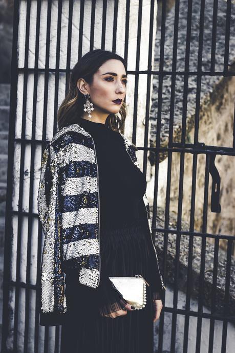 Party Looks: Midi Skirt+Bomber