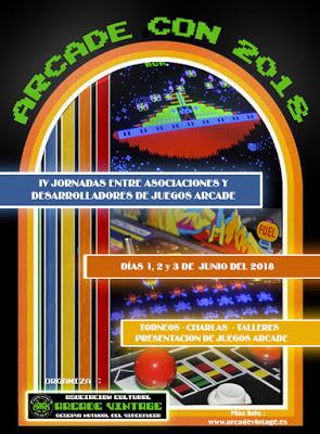 La IV Arcade Con se prepara para una celebración a lo grande en 2018