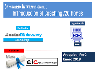 inscripción al curso de introducción al coaching abiertas para Perú