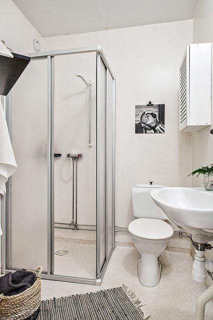 Mini estudio con cocina color mint