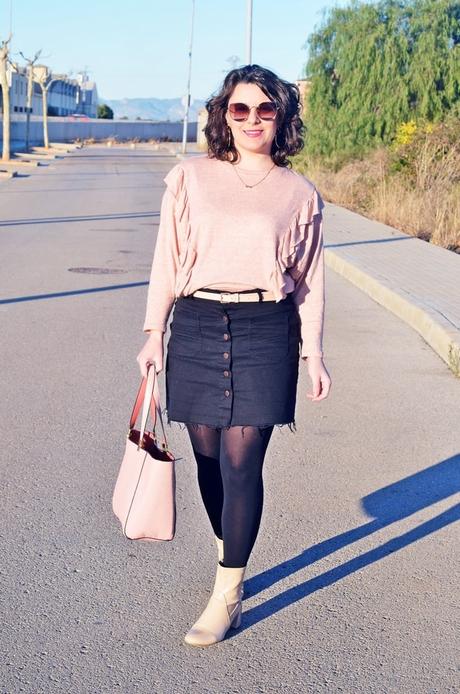 Look en rosa y negro - Paperblog