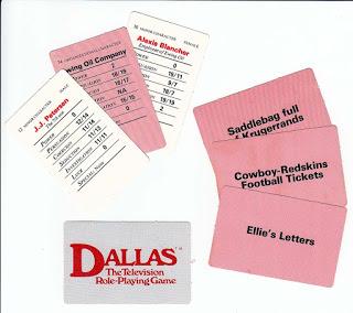 Dallas: The Television Role-Playing Game de SPI (1980) Dallas: The Television Role-Playing Game de SPI (1980)
