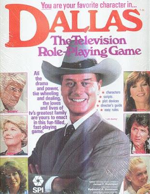 Dallas: The Television Role-Playing Game de SPI (1980) Dallas: The Television Role-Playing Game de SPI (1980)