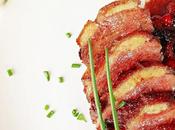 Magret pato salsa frutos rojos