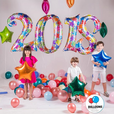 Decora tu fiesta de fin de año 2018 con Globos