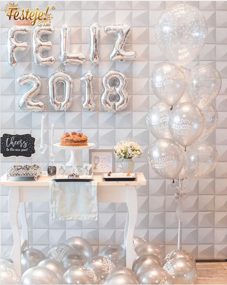 Decora tu fiesta de fin de año 2018 con Globos