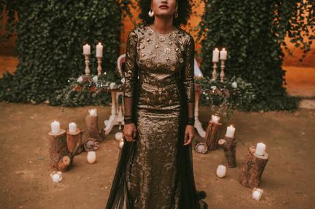 Adiós 2017...Negro y Dorado, una novia diferente Adiós 2017...Negro y Dorado, una novia diferente