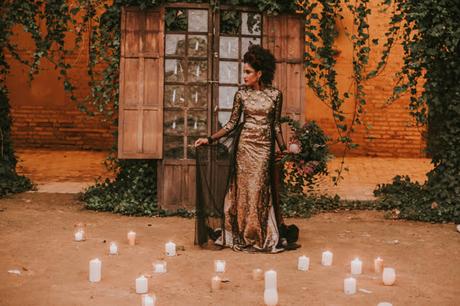 Adiós 2017...Negro y Dorado, una novia diferente Adiós 2017...Negro y Dorado, una novia diferente