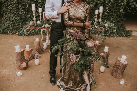 Adiós 2017...Negro y Dorado, una novia diferente Adiós 2017...Negro y Dorado, una novia diferente