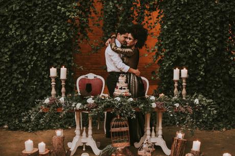 Adiós 2017...Negro y Dorado, una novia diferente Adiós 2017...Negro y Dorado, una novia diferente